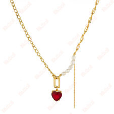 Heart Pendant Necklace Gothic Jewelry Necklaces Valentine Necklaces Kameymall